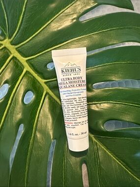 Kiehl's Ultra Body Mega Moisture Squalane Cream Travel Size 1.0 Fl oz